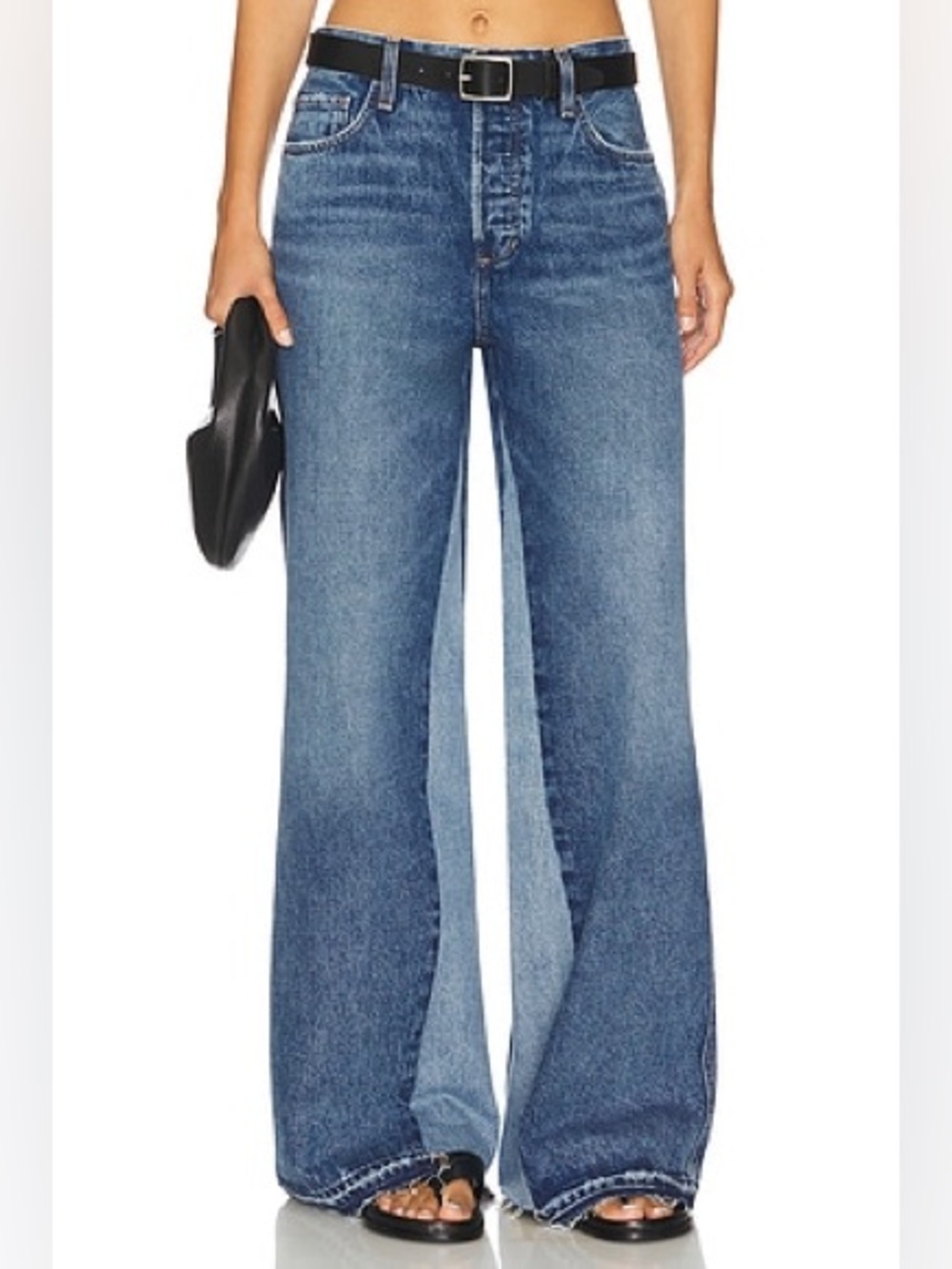 Favorite Daughter The Ollie Ultimate Baggy Wide Leg Jean in Charleston